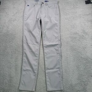 Stitch's Britches Golf Pants Men 30x32 Grey Performance Stretch Casual Polyester